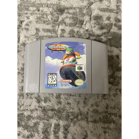 Wave Race 64 Nintendo 64 N64 Cartridge Tested Working Authentic - Picture 1 of 4